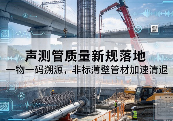 吐鲁番声测管质量新规落地，一物一码溯源，非标薄壁管材加速清退