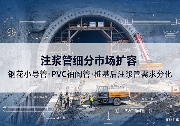 吐鲁番注浆管细分市场扩容，隧道钢花小导管、PVC 袖阀管、桩基后注浆管需求分化